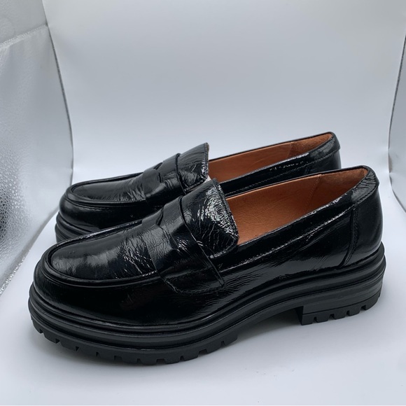 NWB Miz Mooz Legend Women's Loafer platform patent leather black size 40 US9-9.5 - Picture 6 of 13